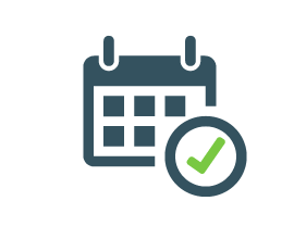 Suit your schedule